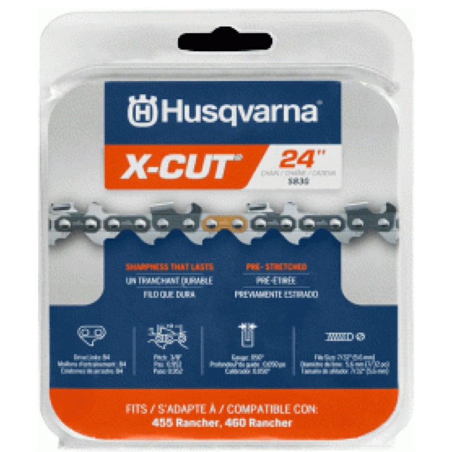 Replacement Parts * | Husqvarna X-Cut Chainsaw Chain S83G 3/8 .050 84Dl Oem #529475084